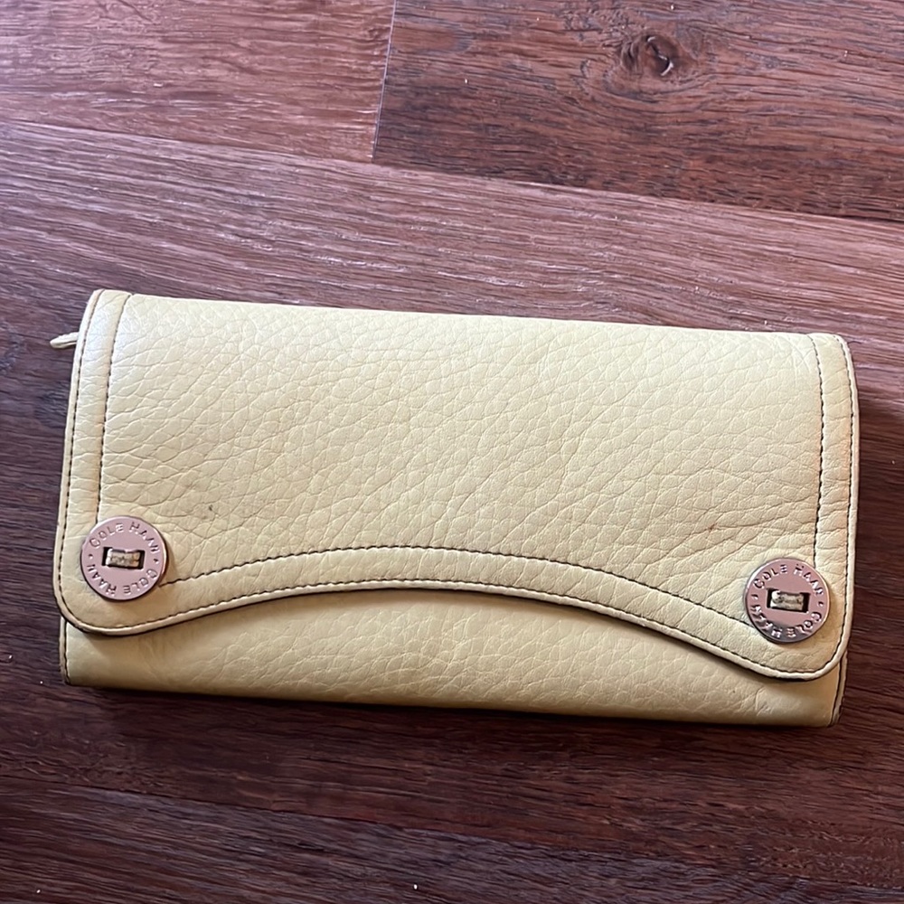 Cole Haan leather wallet. Gently used. - Picture 1 of 5